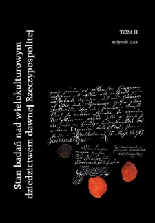 Źródła dotyczące Wielkiego Księstwa Litewskiego w XVII wieku w prywatnych kolekcjach Biblioteki Litewskiej Akademii Nauk