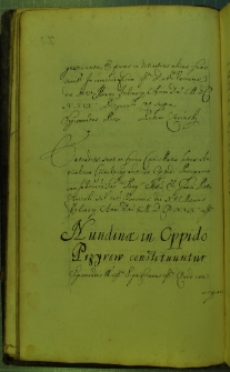 Dokument, w którym Zygmunt III określa na nowo dni jarmarczne w mieście Przyrowo, Warszawa 17 II 1629 r.
