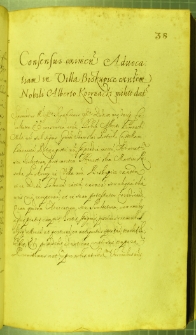 Dokument, w którym Zygmunt III nadaje w dożywotnie użytkowanie żołnierzowi, Wojciechowi Kownackiemu sołectwo we wsi Biskupice, wakujące po śmierci Marcina Reszki, Warszawa 23 II 1629 r.
