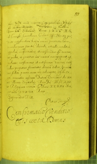 Dokument, w którym Zygmunt III zatwierdza sprzedaż domu w Baldendurgu przez Mikołaja Hirsza Janowi Berkenowi, Warszawa 15 IX 1629 r.