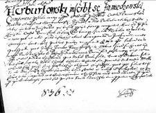 Herburtowski inscribit se Zamiechowski