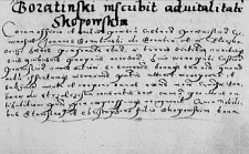 Boratinski inscribit aduitalitate Skopowskim