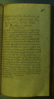 Dokument, w którym Zygmunt III nadaje żołnierzowi Mikołajowi Leszczyńskiemu, sołectwo we wsi Rywałd, w starostwie radzymińskim, Warszawa 10 II 1631 r.