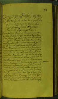 Dokument, w którym Zygmunt III wyraża zgodę na scedowanie dożywotnich praw do młyna i wójtostwa w mieście Radziłowie (powiat wiski) przez Janusza Rakowskiego na rzecz żołnierza Pawła Zakrzewskiego, Tykocin 31 XII 1630 r.