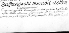 Suffnarowski inscribit dottem Catherine sorori