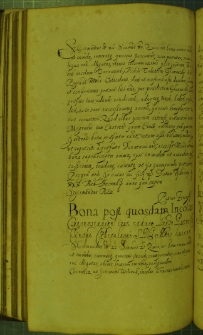 Dokument, w którym Zygmunt III nadaje, pokojowemu królewskiemu, Piotrowi Cieklińskiemu, dobra przypadłe skarbowi królewskiemu prawem kaduka, Tykocin 30 XII 1630 r.