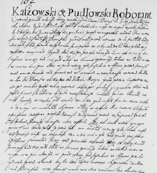 Kaszowski et Pudłowski roborant