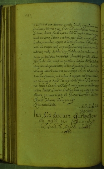 Dokument, w którym Zygmunt III nadaje żołnierzowi Adamowi Skrzydłowskiemu dobra przypadłe skarbowi królewskiemu prawem kaduka po Krzysztofie Zalewskiem z Sanoka, który podawał się za szlachcica, Warszawa 4 III 1631 r.