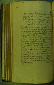 Dokument, w którym Zygmunt III udziela zgody Janowi Manowskiemu na odstąpienie Krzysztofowi Niekurskiemu, dożywotnich praw do sołectwa we wsi Murzynów (starostwo międzyrzeckie), Warszawa 18 III 1631 r.
