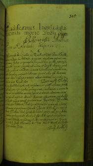 Dokument, w którym Zygmunt III nadaje urząd miecznika inowrocławskiego Piotrowi Kołudzkiemu, Warszawa 8 III 1631 r.
