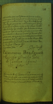 Dokument, w którym Zygmunt III nadaje urząd wojewody bracławskiego Stanisławowi Potockiemu, Warszawa 14 XII 1631 r.