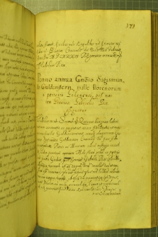 Dokument, w którym Władysław IV wyznacza dworzaninowi królewskiemu, Zygmuntowi Guldensternowi, roczną pensję w wysokości 1000 złotych na porcie gdańskim, Warszawa 10 II 1633 r.