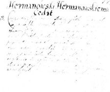 Hermanowski Hermanowskiemu cedit