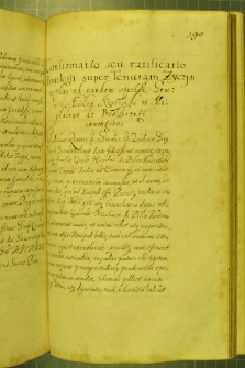 Dokument, w którym Władysław IV potwierdza dożywotnie prawo do wsi Życzyn wraz z przyległościami, dworzaninowi królewskiemu Mikołajowi Korycińskiemu, Kraków 17 II 1633 r.