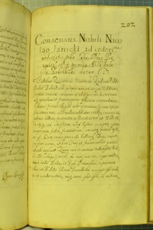 Dokument, w którym Władysław IV udziela zgody Mikołajowi Janickiemu na odstąpienie od dziedzicznych praw do połowy wsi Łąka w ziemi przemyskiej na rzecz żołnierza Andrzeja Żaboklickiego, Kraków 25 II 1633 r.