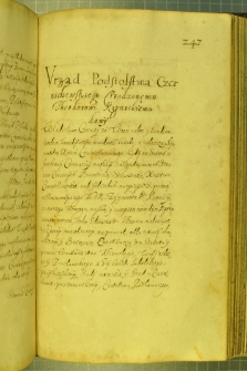Dokument, w którym Władysław IV nadaje urząd podstolego czernihowskiego Teodorowi Chodyce Krynickiemu na Bazani, Kraków 21 III 1633 r.