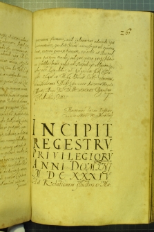 Dokument, w którym Władysław IV nadaje Pawłowi Kopińskiemu (komornik królewski) pewne dochody z podatku palowego w Gdańsku, Smoleńsk 6 VI 1634 r.