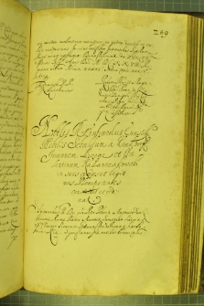 Dokument, w którym Reinhard Einstoff, czyni Sebalda z Krukdorff, Jana Bermra i Walentego Kałanczakowskiego swymi plenipotentami, Warszawa 27 VII 1628 r.