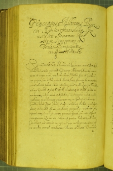 Dokument, w którym Wojciech Gliniecki, czyni Stanisława Gzowskiego i Jana Kijarskiego swoimi plenipotentami, Warszawa 5 VI 1629 r.