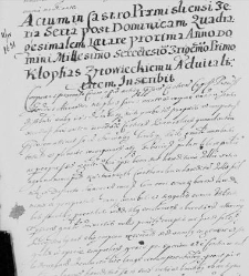 Klophas Zytowieckiemu advitalitatem inscribit