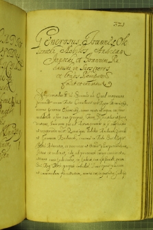 Dokument, w którym Jan Oleśnicki ustanawia plenipotentami Andrzeja Nockiego i Jana Rudawskiego, Tykocin 7 I 1631 r.