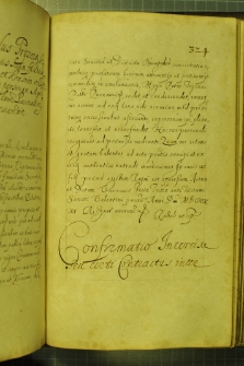 Zatwierdzenie umowy z 1931 r., pomiędzy Remigiuszem z Otoka Zalewskim, starostą ostrskim a Stefanem Aksakiem, sędzią ziemskim kijowskim, Warszawa 7 III 1631 r.