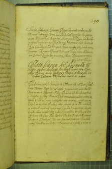 Oblata dokumentu Zygmunta III z 1598 r., w którym zawiadamia arendowników cła w Fordonie i poborców podatkowych o zwolnieniu mieszkańców Prus, zarówno mieszczan jak i szlachty z poboru, Warszawa 21 III 1635 r.
