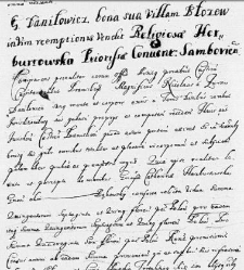 G[eneroso] Daniłowicz bona sua villam Błozem in vim reemptionis vendit Religiosa Herburtowska Priorissae Conventus Samboriensis