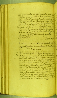 Dokument, w którym Zygmunt III zatwierdza posiadanie trzeciej części dochodów z młyna pod miastem Hrubieszowem, synów Łukasza Szczebry, Warszawa 4 X 1629 r.