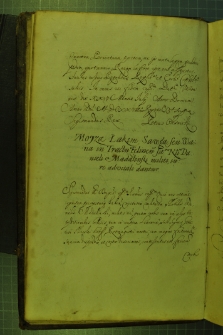 Dokumenty umieszczone w Metryce Koronnej z dnia 25 VII 1628 r.