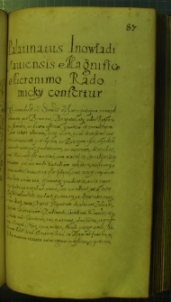 Dokumenty umieszczone w Metryce Koronnej z dnia 7 I 1631 r.