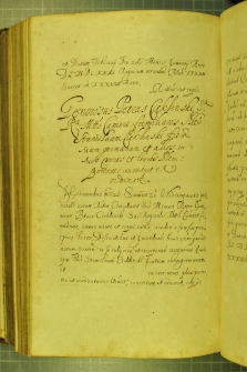 Dokument umieszczony w Metryce Koronnej z dnia 3 I 1631 r.