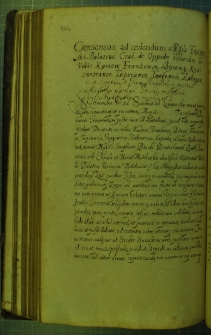 Dokument umieszczony w Metryce Koronnej z dnia 26 II 1631 r.