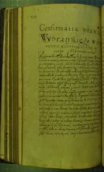 Dokument umieszczony w Metryce Koronnej z dnia 13 III 1631 r.