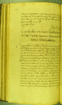 Dokument umieszczony w Metryce Koronnej z dnia 17 XI 1629 r.