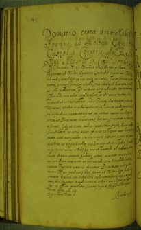 Dokument umieszczony w Metryce Koronnej z dnia 22 XII 1629 r.