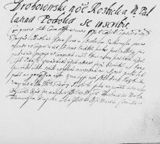 Drohoiowski nomine Rozbicka M. Palaltinae Podolaie se inscribit