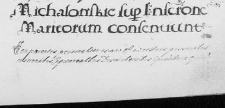 Michalowskie super inscriptione Maritorum consentiunt