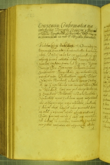 Dokument umieszczony w Metryce Koronnej z dnia 19 II 1635 r.