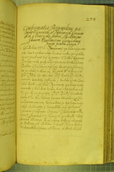 Dokument umieszczony w Metryce Koronnej z dnia 15 III 1635 r.