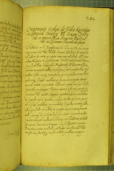 Dokument zamieszczony w Metryce Koronnej z dnia 3 XI 1635 r.
