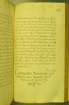 Dokument zamieszczony w Metryce Koronnej z dnia 24 IV 1632 r.