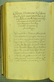Dokument zamieszczony w Metryce Koronnej z dnia 27 IV 1632 r.