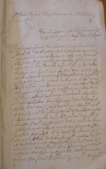 Sprawa Jemści Pani Krasowskiej z Jchmść Pany Ruleczkami – 1 lipca 1679