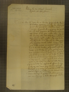 List Jana Wielopolskiego do Marcjana Wituskiego z 12 III 1647 r.