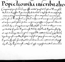 Popieliowski inscribit alio