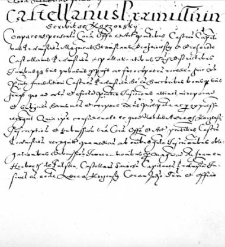 Castellanus Pramisl[e]n[sis] inscribit se Korzensky