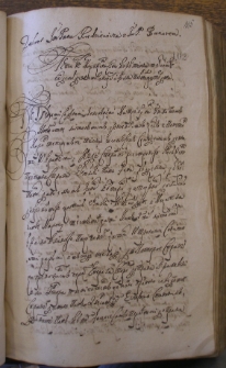 Dekret ImPana Rudziewicza z JM Panem Bunarem – 15 lipca 1679