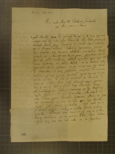 List Alberta Wituskiego do Marcjana Wituskiego z 13 IX 1647 r.