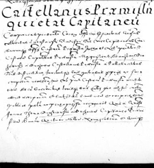 Castellanus Praemisliensis quietat Capitaneus